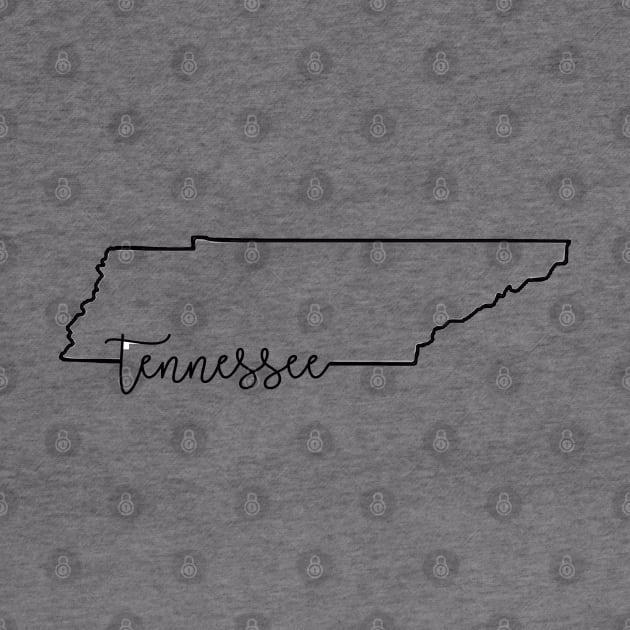 Tennessee Outline by doodlesbydani